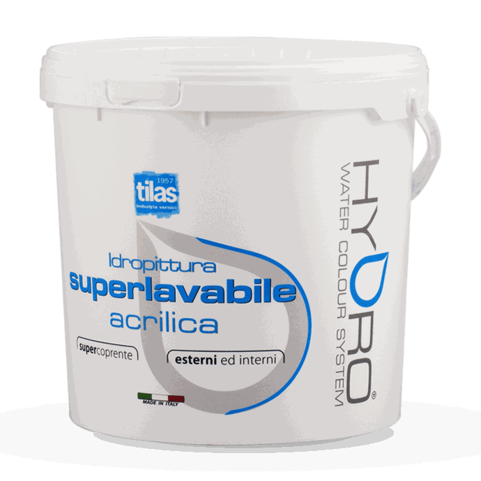 Barattolo Superlavabile acrilica — idropittura superlavabile Hydro